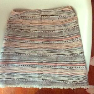 Frayed skirt